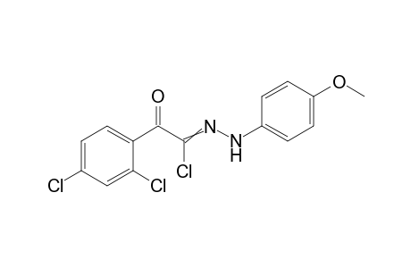 Benzeneethanehydrazonoyl chloride, 2,4-dichloro-N-(4-methoxyphenyl)-alpha-oxo-