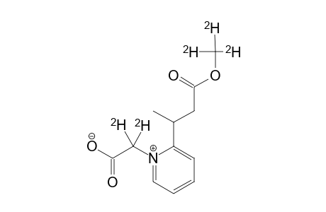 2-(2-METHOXYCARBONYL-1-METHYLETHYL)-PYRIDINIUM-1-ACETATE