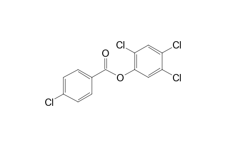 4-Chlorobenzoic acid, 2,4,5-trichlorophenyl ester