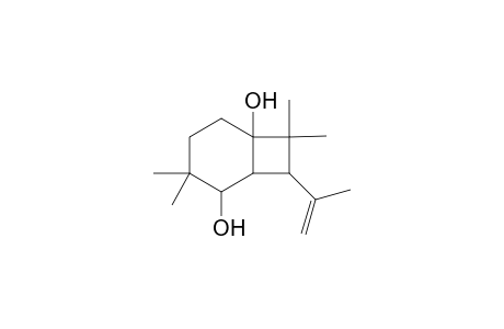 3,3,7,7-tetramethyl-8-(1-methylethenyl)bicyclo[4.2.0]octane-2,6-diol