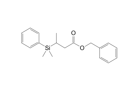 Benzyl 3-dimethyl(phenyl)silylbutanoate