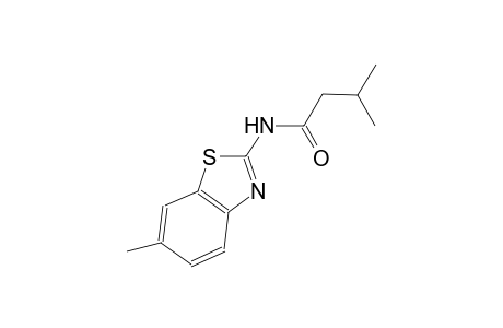 3-methyl-N-(6-methyl-1,3-benzothiazol-2-yl)butanamide
