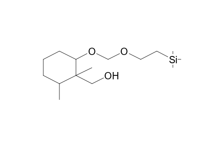 Cyclohexanemethanol, 1,6-dimethyl-2-[(2-trimethylsilyl)ethoxymethoxy]-, [1R-(1.alpha.,2.alpha.,6.beta.)-