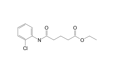 Glutaric acid, monoamide, N-(2-chlorophenyl)-, ethyl ester