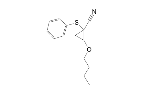 2-Butoxy-1-phenylthiocyclopropanecarbonitrile