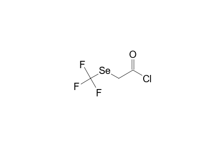 (trifluoromethylselanyl) acetylchloride