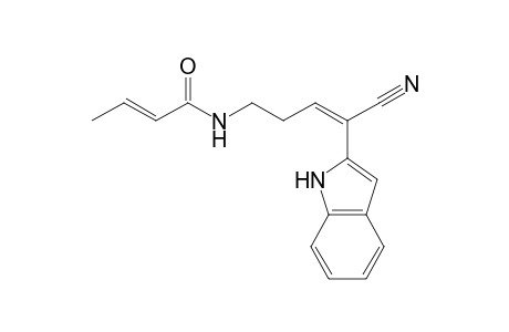 N-[(4-Cyano-4-indol-2-yl)but-3-enyl]prop-1-enecarboxamide
