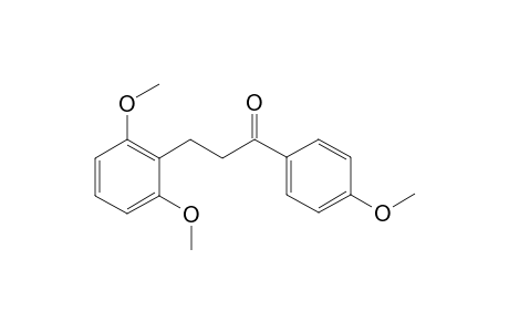 3-(2,6-dimethoxyphenyl)-1-(4-methoxyphenyl)propan-1-one