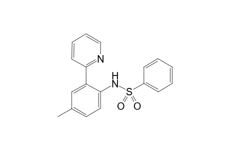 N-(4-methyl-2-(pyridin-2-yl)phenyl)benzenesulfonamide