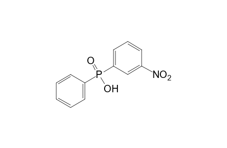 (m-nitrophenyl)phenylphosphinic acid