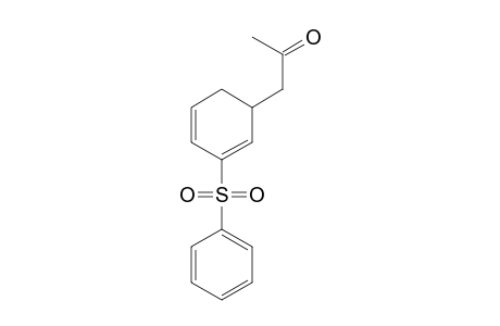 6-(2-oxopropyl)-2-(phenylsulfonyl)-1,3-cyclohexadiene