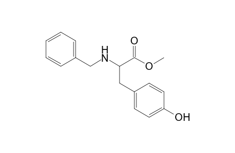 Methyl 2-[N-benzylamino]-3-(4'-hydroxyphenyl)propanoate