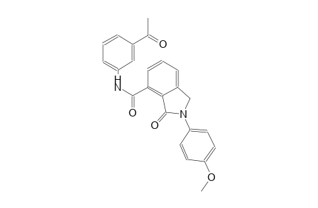 N-(3-acetylphenyl)-2-(4-methoxyphenyl)-3-oxo-4-isoindolinecarboxamide
