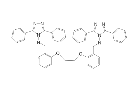 1,2-BIS-[ORTHO-(N-METHYLAMINO-3,5-DIPHENYL-4H-1,2,4-TRIAZOLE-4-YL)-PHENOXY]-ETHANE