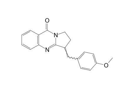2,3-dihydro-3-(p-methoxybenzylidene)pyrrolo[2,1-b]quinazolin-9(1H)-one