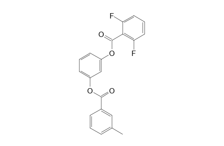 1,3-Benzenediol, o-(2,6-difluorobenzoyl)-o'-(3-methylbenzoyl)-