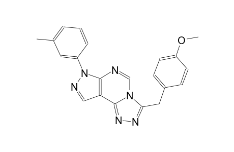 3-(4-methoxybenzyl)-7-(3-methylphenyl)-7H-pyrazolo[4,3-e][1,2,4]triazolo[4,3-c]pyrimidine