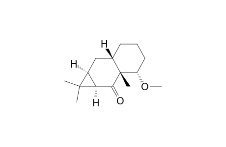 2H-Cyclopropa[b]naphthalen-2-one, decahydro-3-methoxy-1,1,2a-trimethyl-, [1aS-(1a.alpha.,2a.beta.,3.alpha.,6a.beta.,7a.alpha.)]-