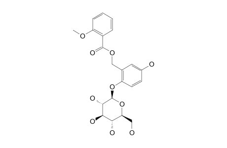 HOMALOSIDE-B;1-(2-METHOXYBENZOYLOXY)-METHYL-5-HYDROXYPHENYL-BETA-D-GLUCOPYRANOSIDE