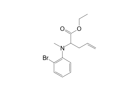 ETHYL-2-[(2-BROMOPHENYL)-(METHYL)-AMINO]-PENT-4-ENOATE