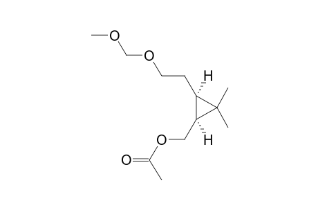 (1-R,3-S)-(+)-1-ACETOXYMETHYL-2,2-DIMETHYL-3-(2-METHOXYMETHOXYETHYL)-CYCLOPROPANE