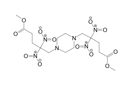 1,4-piperazinedipentanoic acid, gamma~1~,gamma~1~,gamma~4~,gamma~4~-tetranitro-, dimethyl ester