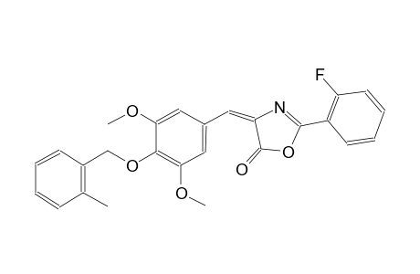 (4E)-4-{3,5-dimethoxy-4-[(2-methylbenzyl)oxy]benzylidene}-2-(2-fluorophenyl)-1,3-oxazol-5(4H)-one