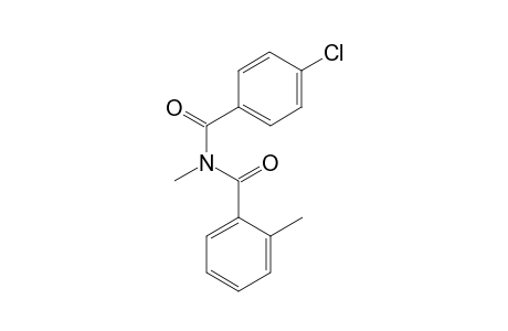 N-(p-Chlorobenzoyl)-N,2-dimethylbenzamide