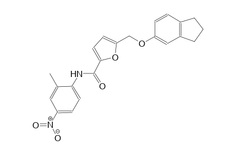 5-[(2,3-dihydro-1H-inden-5-yloxy)methyl]-N-(2-methyl-4-nitrophenyl)-2-furamide