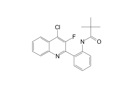 2,2-DIMETHYL-N-(2-(4-CHLORO-3-FLUOROQUINOL-2-YL)-PHENYL)-PROPANAMIDE