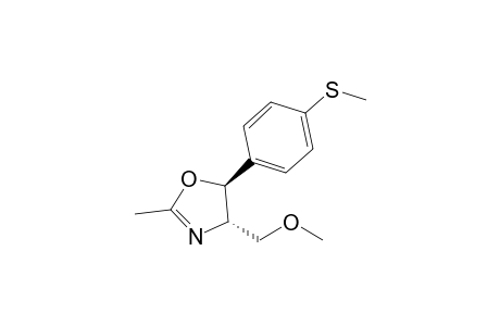 (4S,5S)-4-(methoxymethyl)-2-methyl-5-(4-methylsulfanylphenyl)-4,5-dihydrooxazole