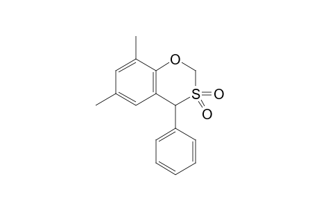 6,8-Di-methyl-4-phenyl-4H-1-oxa-3-thianaphthalene-3,3-di-oxide