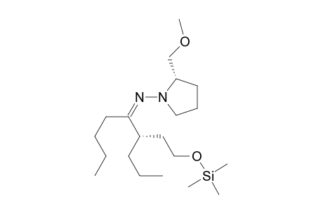 (+)-(2S,2'S)-1-(1-Butyl-4-trimethylsilyloxy-2-propyl-butylideneamino)-2-methoxymethyl-pyrrolidine