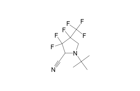 1-tert-butyl-3,3,4-trifluoro-4-(trifluoromethyl)pyrrolidine-2-carbonitrile