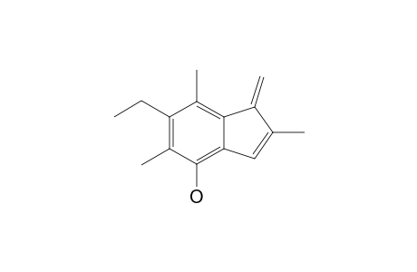 6-ethyl-2,5,7-trimethyl-1-methylideneinden-4-ol