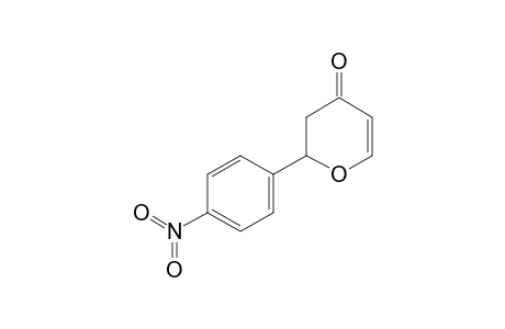 2-(4-nitrophenyl)-2,3-dihydropyran-4-one