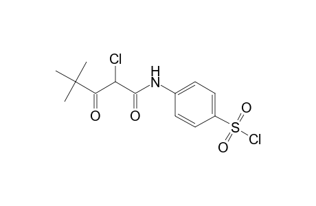 Benzenesulfonyl chloride, 4-[(2-chloro-4,4-dimethyl-1,3-dioxopentyl)amino]-