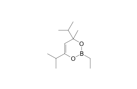 2-Ethyl-4,6-diisopropyl-4-methyl-4H-1,3,2-dioxaborinine