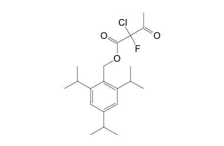 (2',4',6'-TRIISOPROPYLBENZYL)-2-CHLORO-2-FLUORO-3-OXOBUTANOATE