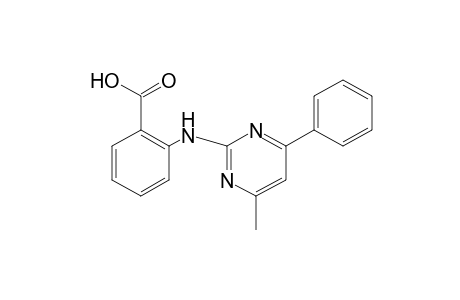 N-(4-METHYL-6-PHENYL-2-PYRIMIDINYL)ANTHRANILIC ACID