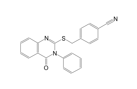 benzonitrile, 4-[[(3,4-dihydro-4-oxo-3-phenyl-2-quinazolinyl)thio]methyl]-