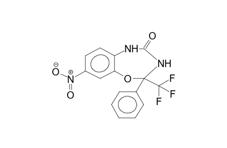 2-TRIFLUOROMETHYL-2-PHENYL-8-NITRO-1,3,5-BENZOOXADIAZEPIN-4-ONE
