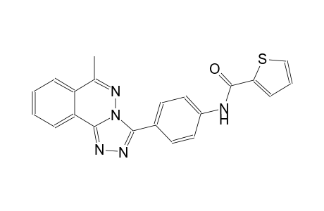 N-[4-(6-methyl[1,2,4]triazolo[3,4-a]phthalazin-3-yl)phenyl]-2-thiophenecarboxamide