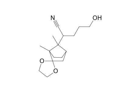 1,7-Dimethyl-2,2-ethylenedioxy-7-(1'-cyano-4'-hydroxybutyl)norbornane