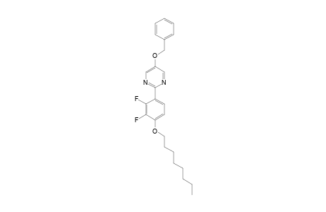 2-[2,3-DIFLUORO-4-(N-OCTYLOXY)-PHENYL]-5-BENZYLOXYPYRIMIDINE