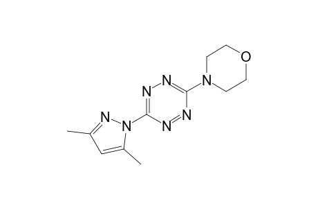 3-(3,5-Dimethyl-1H-pyrazol-1-yl)-6-(4-morpholinyl)-1,2,4,5-tetraazine