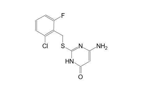 6-amino-2-[(2-chloro-6-fluorobenzyl)sulfanyl]-4(3H)-pyrimidinone