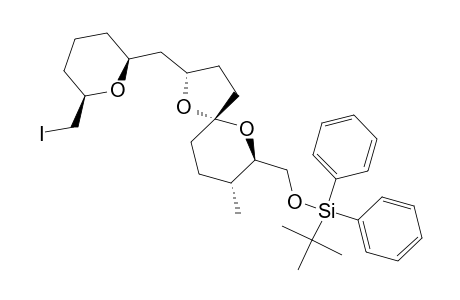 tert-butyl-[[(2S,5S,7R,8R)-2-[[(2S,6R)-6-(iodomethyl)oxan-2-yl]methyl]-8-methyl-1,6-dioxaspiro[4.5]decan-7-yl]methoxy]-di(phenyl)silane