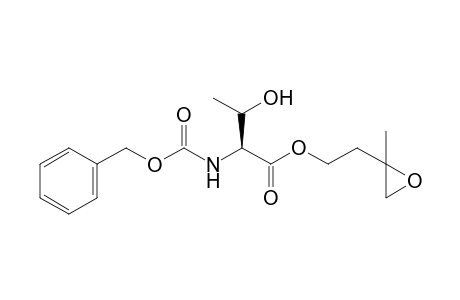 (S)-2-Benzyloxycarbonylamino-3-hydroxybutyric acid 2-(2-methyloxiranyl)ethyl ester