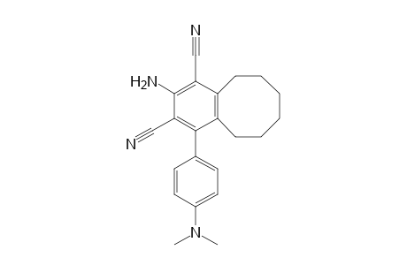 2-AMINO-4-[p-(DIMETHYLAMINO)PHENYL]-5,6,7,8,9,10-HEXAHYDROBENZO-CYCLOOCTENE-1,3-DICARBONITRILE
